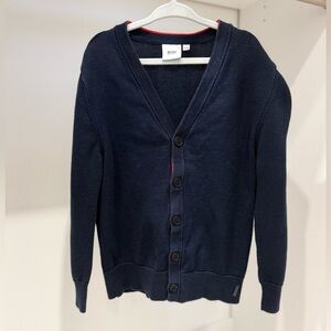Hugo Boss Boys Navy Cardigan
